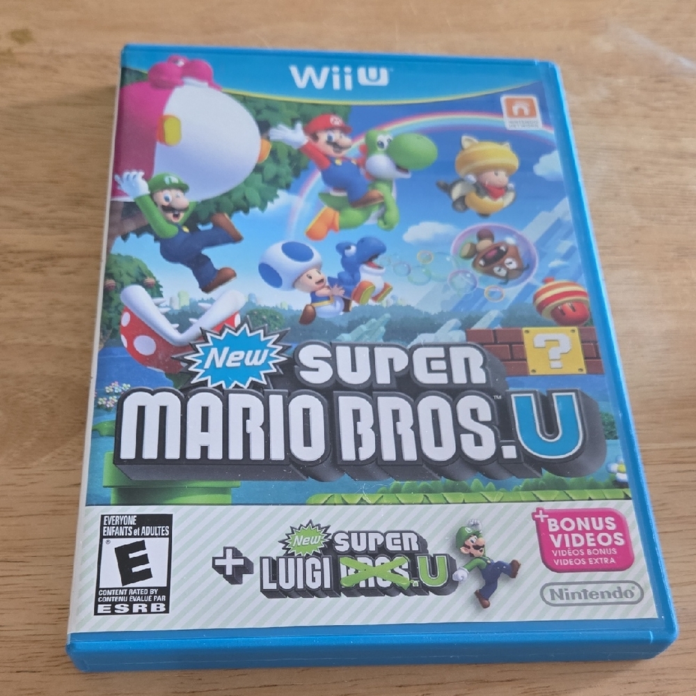 WiiU Super Mario Bros. U + Super Luigi U Game